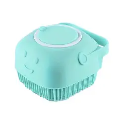 MCBOSON Cepillo de baño y masaje de silicona para perros - Dos habitaciones
