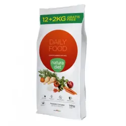 Natura Diet Daily Food pienso perros adultos, 12 +2 Kg Gratis