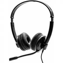 Nilox Auriculares USB 2.0 con Micrófono para PC Negros