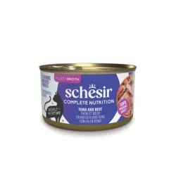 Schesir Complete Nutrition Filete en caldo 6 x 85 g en latas - Atún con vacuno