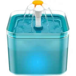 UAMLY Dispensador automático de agua circulante para gatos - Azul 2 l