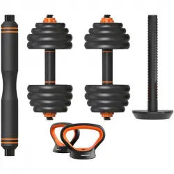 Xiaomi Fed Kit de Pesas 40Kg Mancuernas + Barra + Pesas