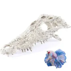 ZooVenture Decoración de acuario con forma de dinosaurio para peces - Cocodrilos