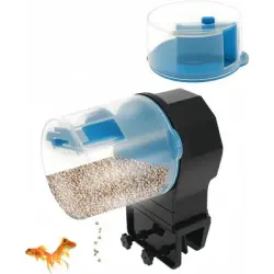ZooVenture Dispensador automático de pescado con temporizador 12/24 horas - Azul