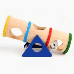 ZooVenture Túnel mecedor de madera para hámsteres - 1 pieza
