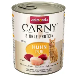 Animonda Carny Single Protein Adult 6 x 800 g para gatos - Pollo puro