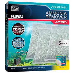 Fluval AquaClear Carga Elimina Amoníaco para acuario - 3 uds.