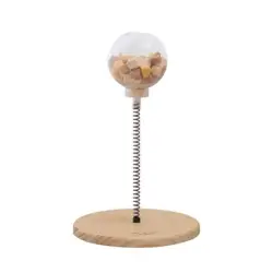 FurryFusion  inteligente para gatos: pelota de madera mecedora comer - Artículo 1