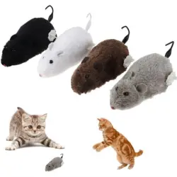 IntiMeg  de ratón de peluche mecánico de 4 piezas - 4 piezas