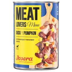 Josera Meatlovers Menú 6 x 800 g comida húmeda para perros - Pato con calabaza