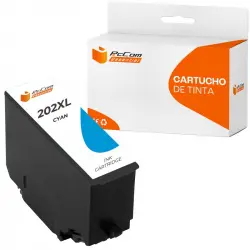 Pccom Essential Epson 202xl Cartucho Tinta Compatible Cian