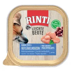 RINTI Leichte Beute 9 x 300 g - Corazones de pollo y aves