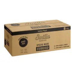 Smilla Bocaditos Sterilised en bolsitas con verduras - Pack mixto (48 x 85 g) - Pack Ahorro
