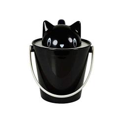 Contenedor para pienso Crick Gatos Negro