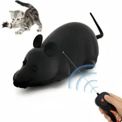 FurryFusion  de simulación de rata y gato con control remoto - Negro