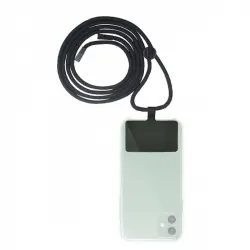 Muvit Cordón Colgante Universal Negro para Smartphone