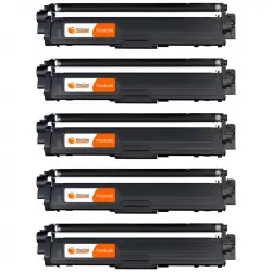 Pccom Essential Tóner Compatible Brother TN241/TN242 Negro Pack 5