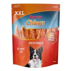 Rocco Snacks XXL para perros ¡a precio especial! - Chings - Pechuga de pollo curada (900 g)