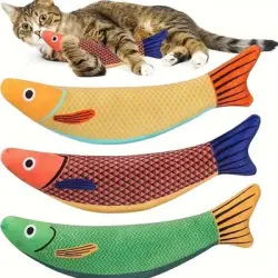 UAMLY s para gatos con forma de pez de Balaou - 3 piezas