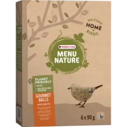 Versele Laga Menu Nature Gourmet Balls Bolas de Grasa para Pájaros con Insectos, 540 gr