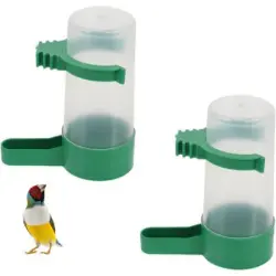ZooVenture Bebedero automático para pájaros, 2 unidades, plástico - Plástico