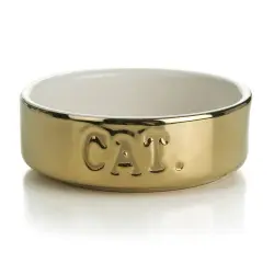 beeztees comedero de cerámica para gatos  - 300 ml, 11,5 cm de diámetro