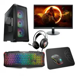 Epical-Q Pack GPlus11 Intel Core i5-11400F/16GB/1TB SSD/GTX 1650 + Monitor 23.6" 75Hz + Combo Gaming