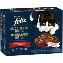 Felix Tasty Shreds 12 x 80 g - Selección de carnes