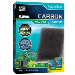 Fluval AquaClear carbón activo para acuario - 3 uds.