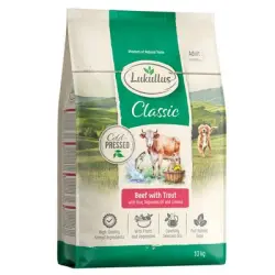 Lukullus Cold-pressed vacuno y trucha - 10 kg: receta nueva