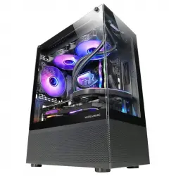 Mars Gaming MC-SE Torre Micro-ATX Cristal Templado USB 3.0 Negra