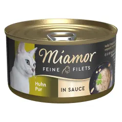 Miamor Filetes Finos en salsa en latas 24 x 85 g - Pollo puro