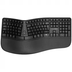 Owlotech EK500 Teclado Wireless Ergonómico Negro