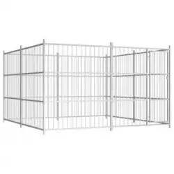 Perrera De Exterior | Jaula Para Perro | Parque Para Mascotas 300x300x185 Cm Cfw783703