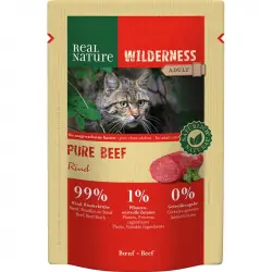 Real Nature Wilderness Para Gatos Bolsitas Ternera, Unidades 1 x 12 sobres 85 gr