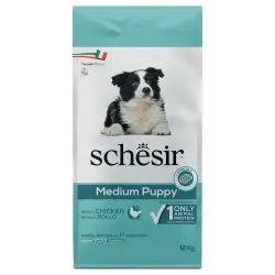 Schesir Mantenimiento mediano puppy para Perros 12 KG