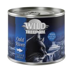 Wild Freedom Adult 6 x 200 g - Cold River - Carbonero y pollo