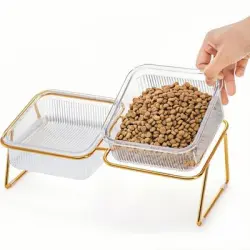 ZooVenture Juego de comederos elevados inclinados para gatos - 1 pieza