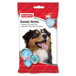 Snack para perros adultos pequeños, medianos y grandes Beaphar Dental Sticks Mediano