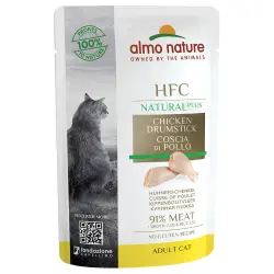 Almo Nature HFC Natural Plus 6 x 55 g - Muslo de pollo