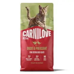 Carnilove Active Adult Sterilised con pato y faisán - 6 kg