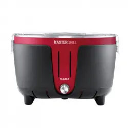 Flama 4006FL Kamado Carro Parrilla/Barbacoa de Carbón Negra/Roja