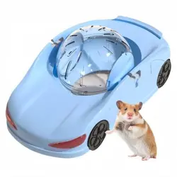 FurryFusion Coche de juguete deportivo para animales pequeños - Azul