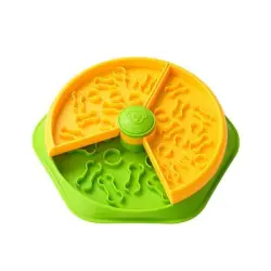 FurryFusion Comedero doble de alimentación lenta para perros y gatos - Artículo 1