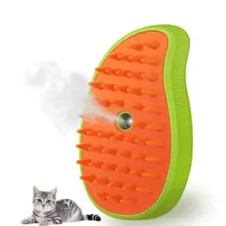 IntiMeg Peine de vapor 3 en 1 para gatos y perros - Verde