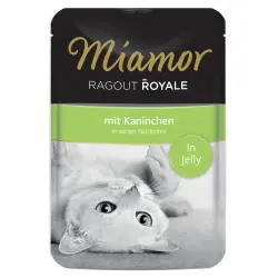 Miamor Ragú Royal en gelatina 22 x 100 g - Conejo