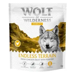 Wolf of Wilderness «Explore The Endless Terrain» Mobility, sin cereales - 1 kg - Receta nueva
