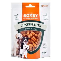Snack Boxby Bocaditos de pollo para perros 90 gr.