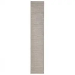 Alfombra De Sisal Para Rascador Color Arena 66x350 Cm Vidaxl