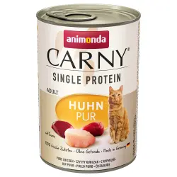 Animonda Carny Single Protein Adult 6 x 400 g para gatos - Pollo puro